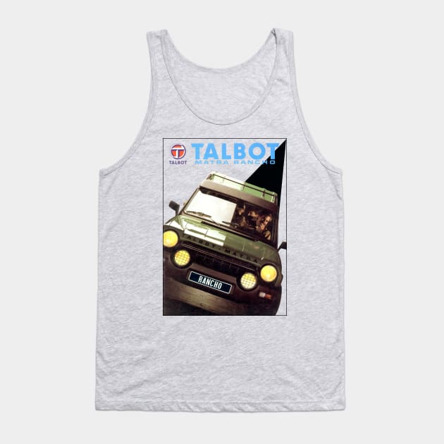 MATRA RANCHO - brochure Tank Top by Throwback Motors